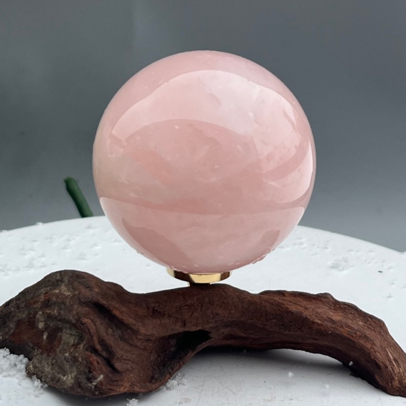 225g Natural powder crystal Ball Quartz Crystal Sphere Reiki Healing