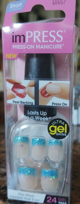 Kiss imPRESS Press-On Manicure One Step False Nails + Accents U PICK COLOR New!!