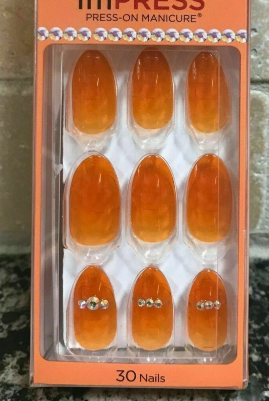 Kiss imPRESS Press-On Manicure One Step False Nails + Accents U PICK COLOR New!!