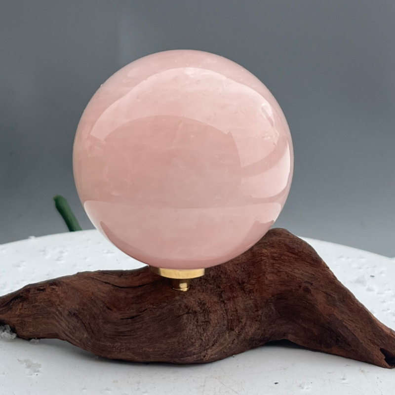 225g Natural powder crystal Ball Quartz Crystal Sphere Reiki Healing
