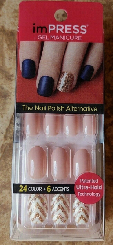 Kiss imPRESS Press-On Manicure One Step False Nails + Accents U PICK COLOR New!!