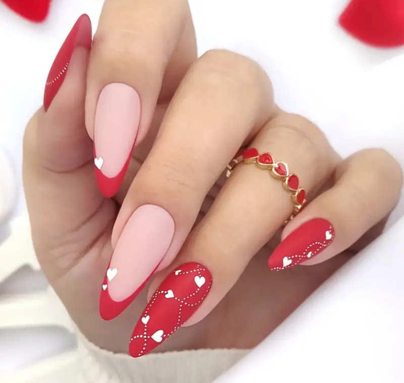 24pcs Press On False Finger Nails Fake Nails Glittered Solid Colours 52 Options