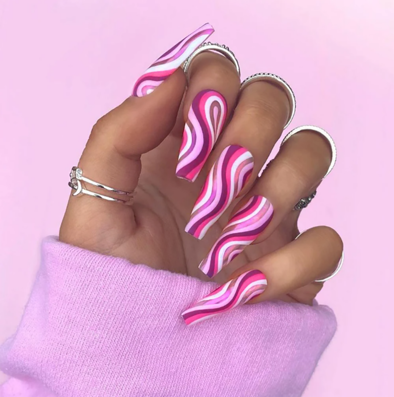 24 Piece Nail Art Press On Tips Fake Nail Tips False Nails Pick Your Style!