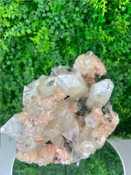AAA quality Apophylite x stilbite XXL Crystals - Height: 11 cm - Width: 17 cm- 1500 g