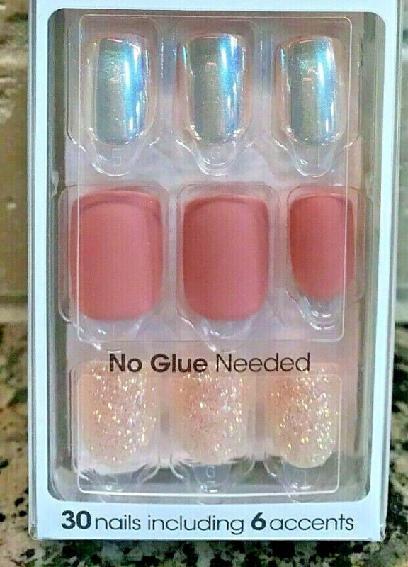 Kiss imPRESS Press-On Manicure One Step False Nails + Accents U PICK COLOR New!!