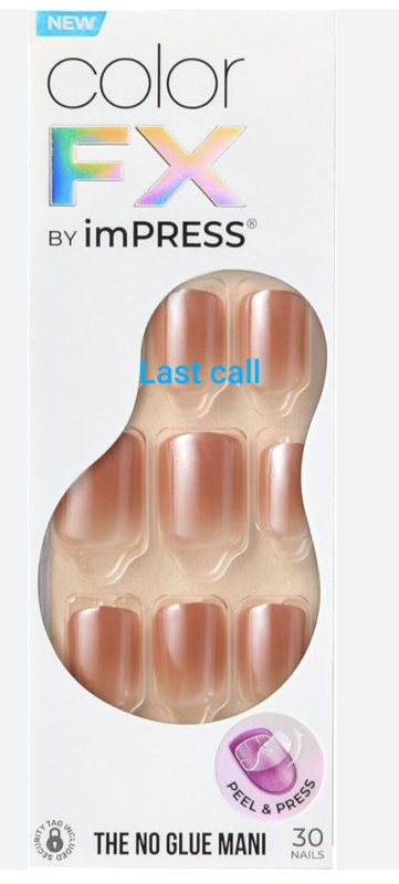 Kiss impress Color FX Press On nails, Short - You Choose
