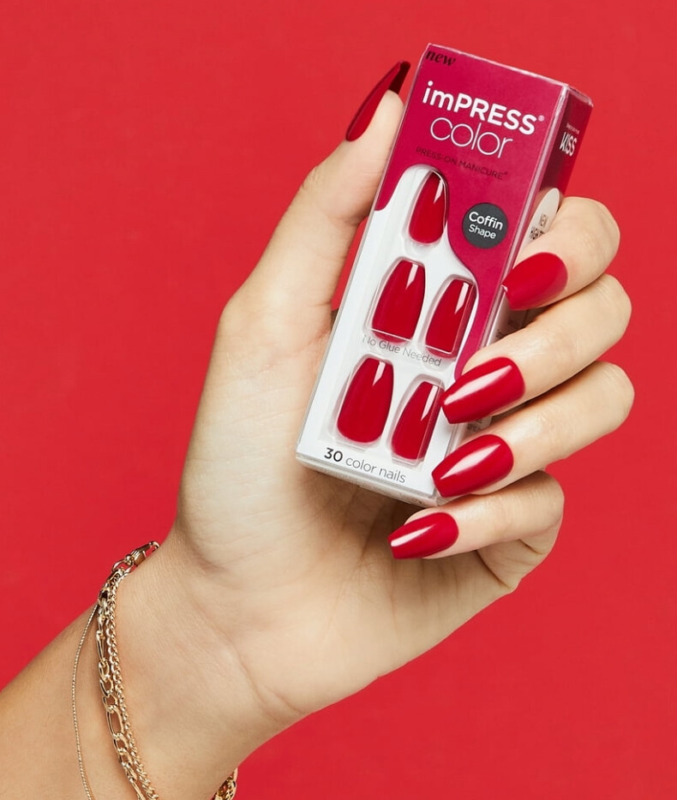 Kiss ImPress Press-On Manicure Color Nails (Pure Fit)Added New Colors You Choose