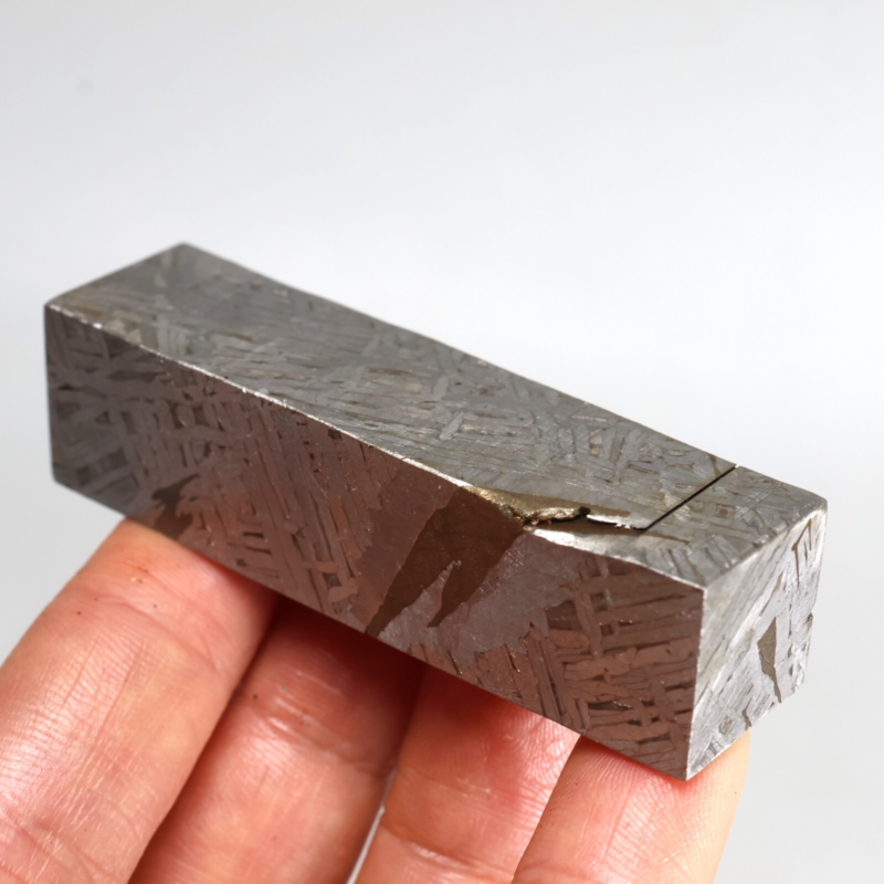 163g Iron meteorite, Muonionalusta iron meteorite slice, Natural Meteorite J294