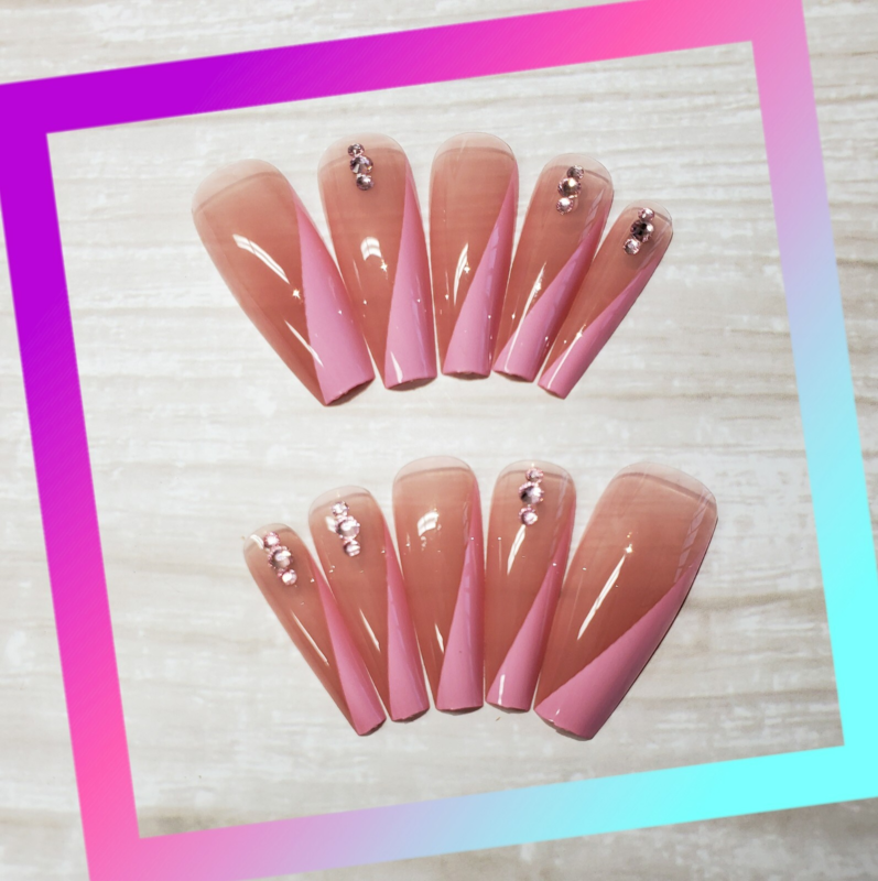 24 Piece Nail Art Press On Tips Fake Nail Tips False Nails Pick Your Style!