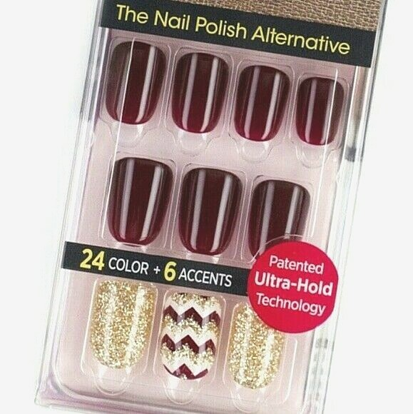 Kiss imPRESS Press-On Manicure One Step False Nails + Accents U PICK COLOR New!!