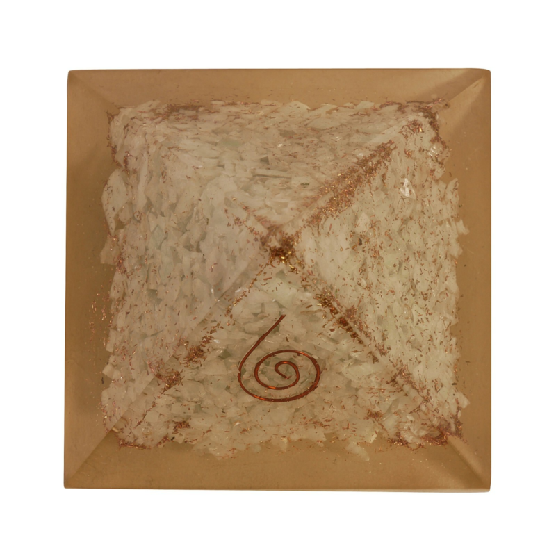 Amazonite Gemstone Orgone Pyramid Crystal Energy Generator Free Shipping