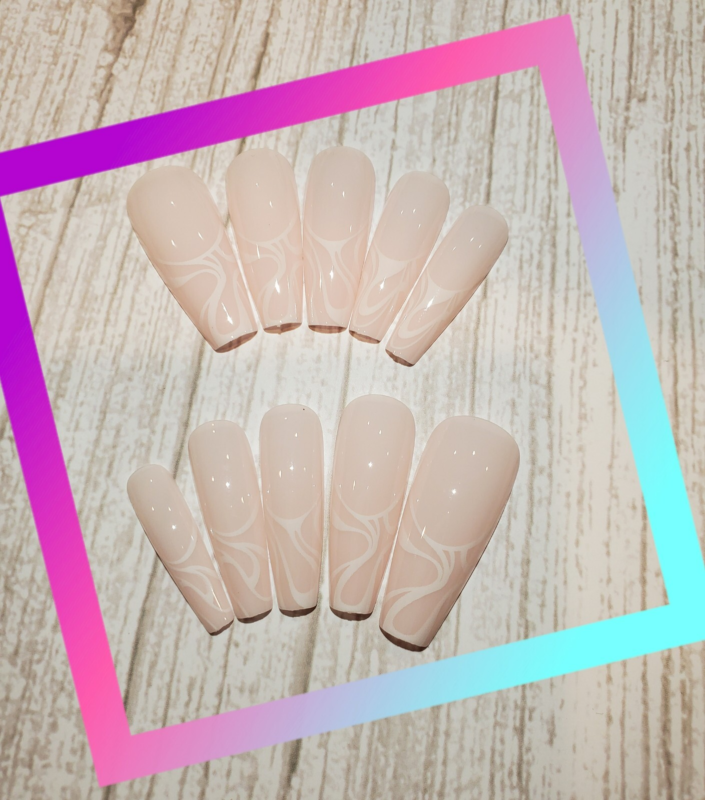 24 Piece Nail Art Press On Tips Fake Nail Tips False Nails Pick Your Style!