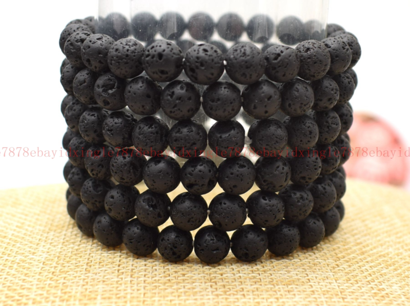 Wholesale Lots 6 Pcs 7.5" Natural Crystal Healing Gemstone Stretch Bracelet