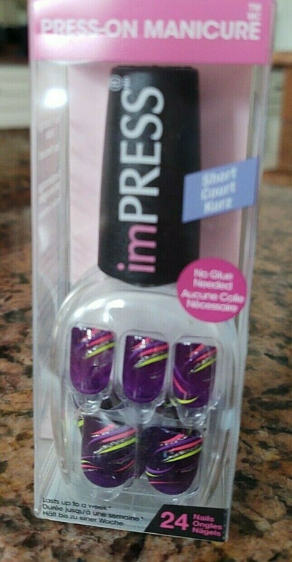 Kiss imPRESS Press-On Manicure One Step False Nails + Accents U PICK COLOR New!!