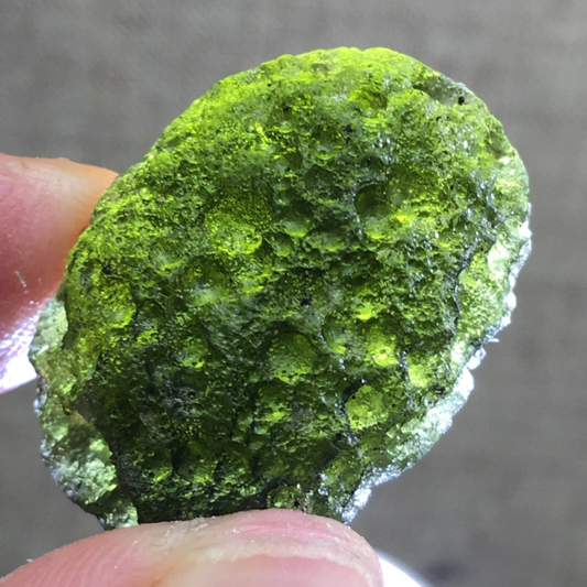 52.1Ct MOLDAVITE From Czech Republic From Meteorite Impact With Chips