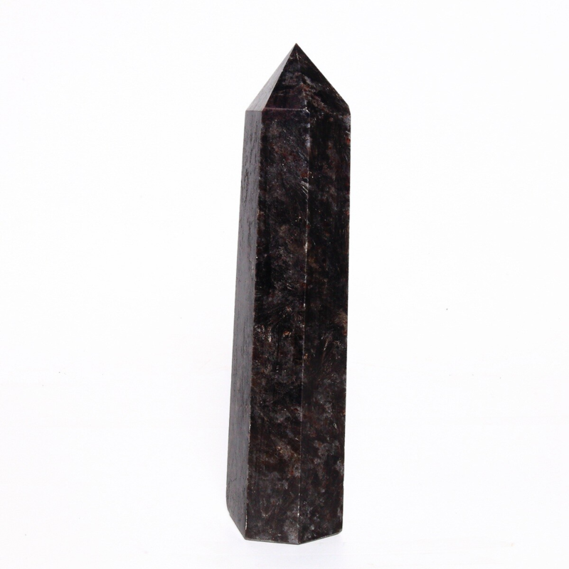 961g Natural Fireworks Stone Obelisk Quartz Tower Crystal Wand Point Healing