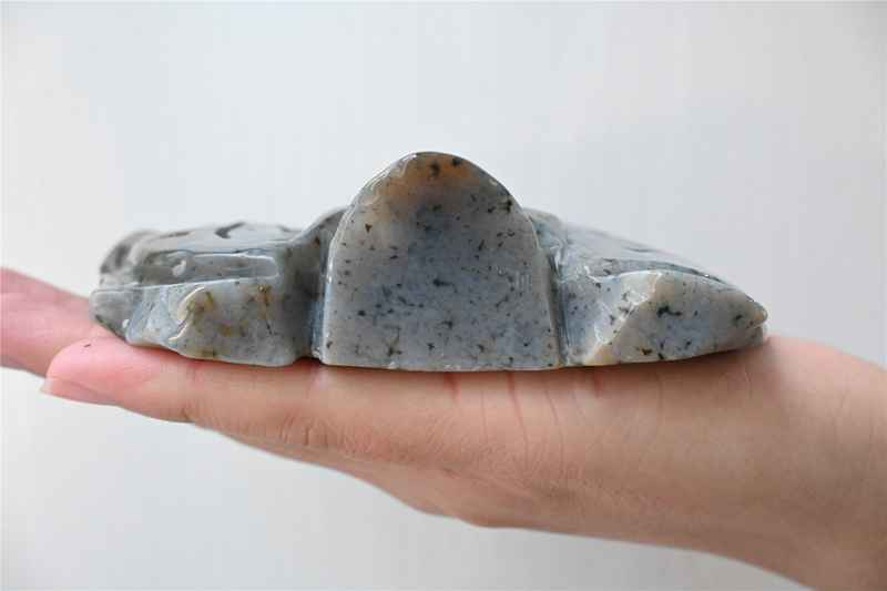 0.36kg Natural unknown quartz skull carved Quartz Crystal skull Healing