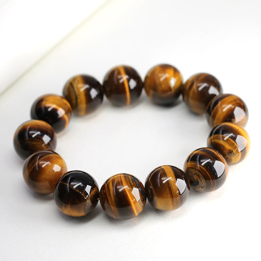 Tiger-Eye Bracelet Wood Alexandrite Tiger Stone Bracelet High Sense Couple Bracelet