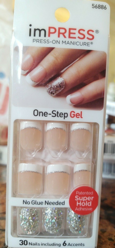 Kiss imPRESS Press-On Manicure One Step False Nails + Accents U PICK COLOR New!!