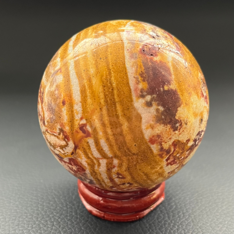 300G are Natural Ocean jasper Quartz Sphere Crystal Ball Specimen Healing