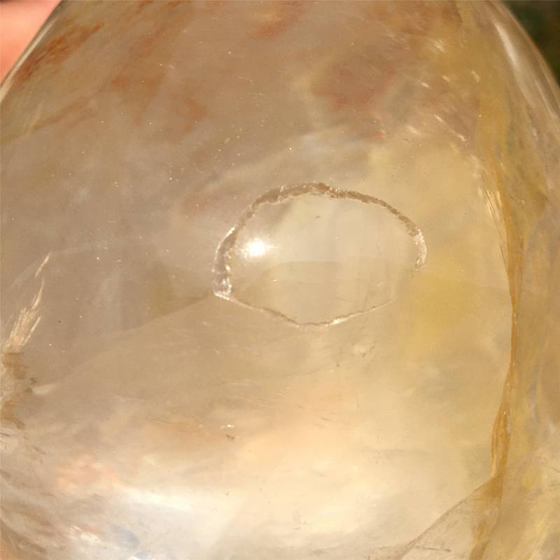0.55kg Natural clear quartz skull carved Quartz Crystal skull Healing