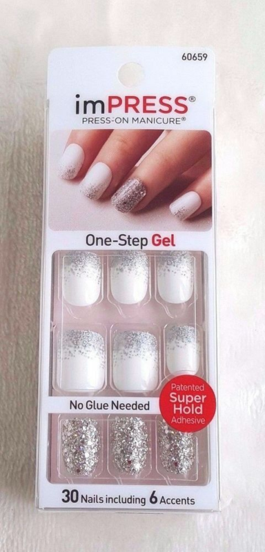 Kiss imPRESS Press-On Manicure One Step False Nails + Accents U PICK COLOR New!!