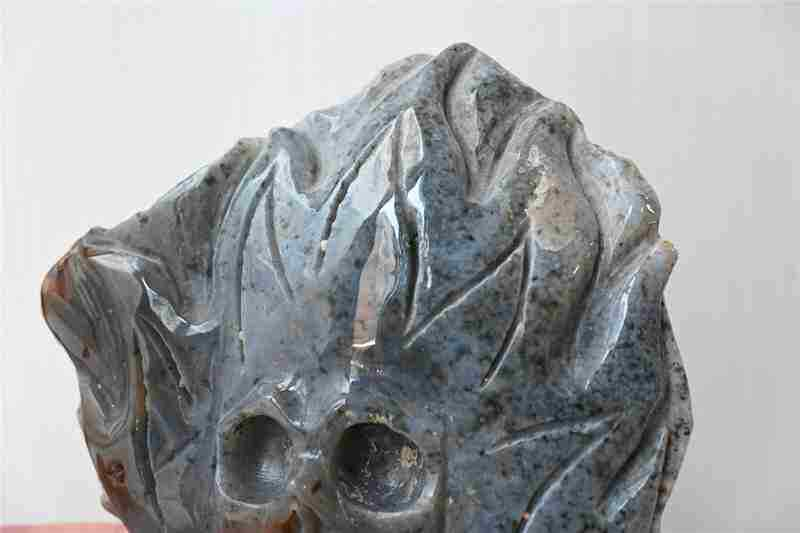0.36kg Natural unknown quartz skull carved Quartz Crystal skull Healing
