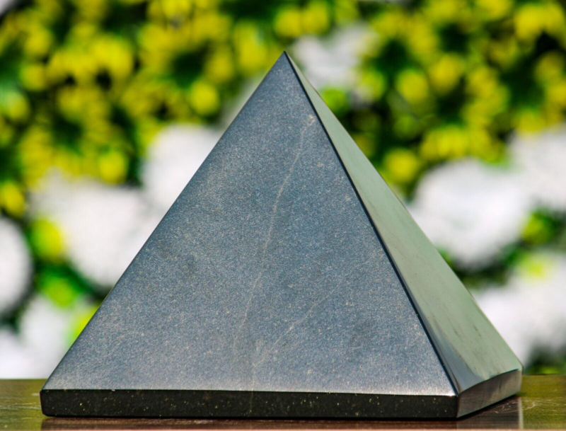 Large 20CM Natural Black Tourmaline  Stone Crystal Healing Energy Chakra Pyramid