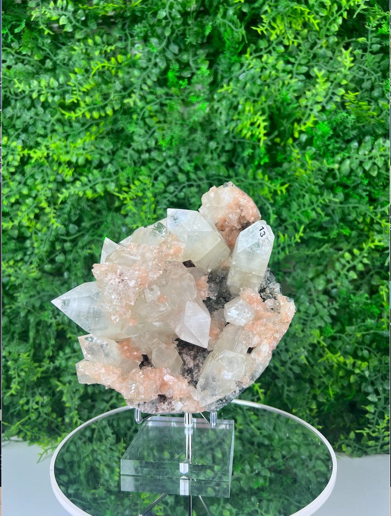 AAA quality Apophylite x stilbite XXL Crystals - Height: 11 cm - Width: 17 cm- 1500 g