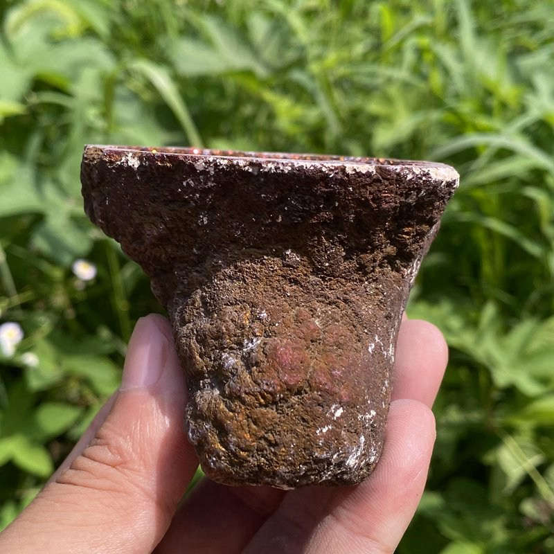 170g Electroplating color Natural Crystal Agate cave ornaments crystal cluster q