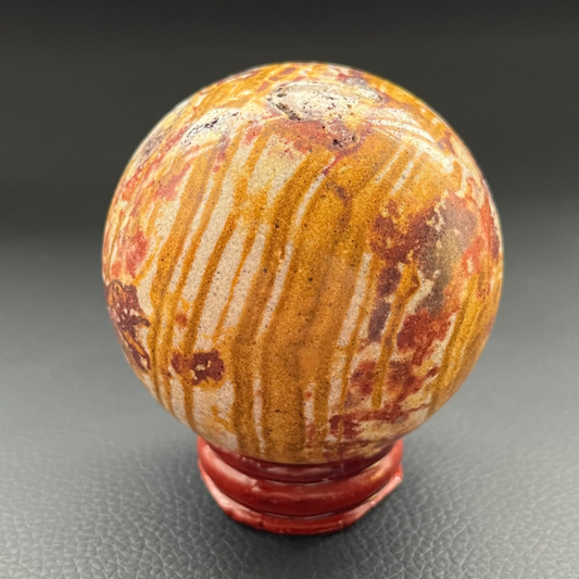 300G are Natural Ocean jasper Quartz Sphere Crystal Ball Specimen Healing