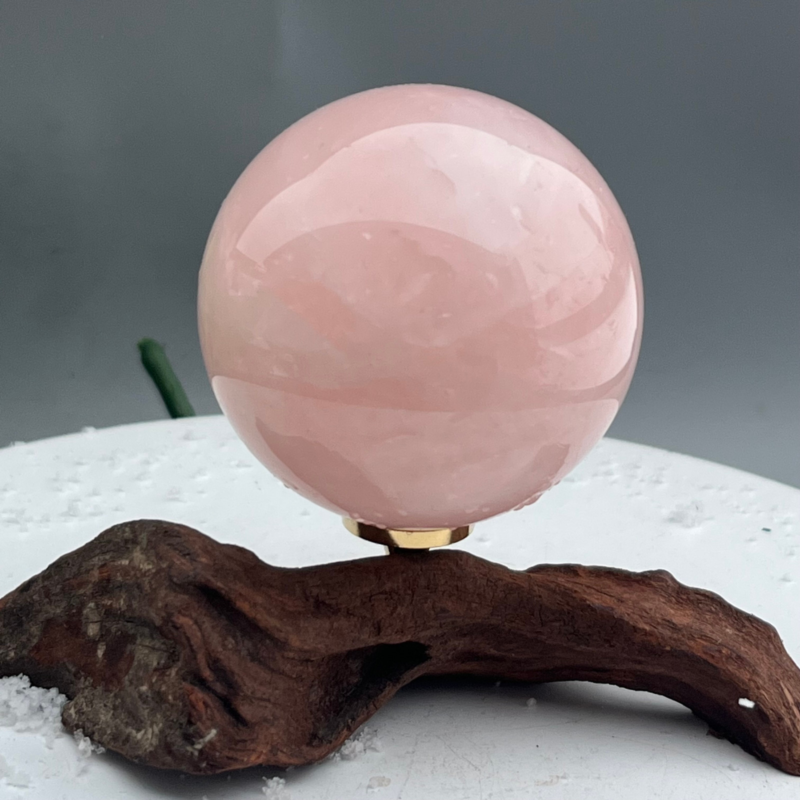 225g Natural powder crystal Ball Quartz Crystal Sphere Reiki Healing