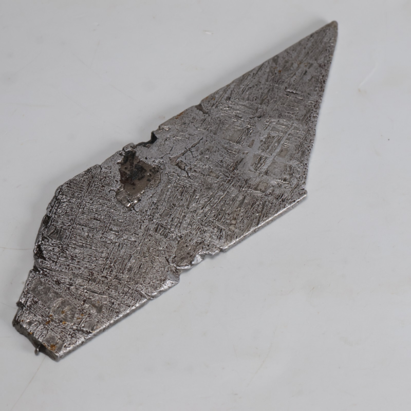 59g Iron meteorite, Muonionalusta iron meteorite slice, Natural Meteorite J295