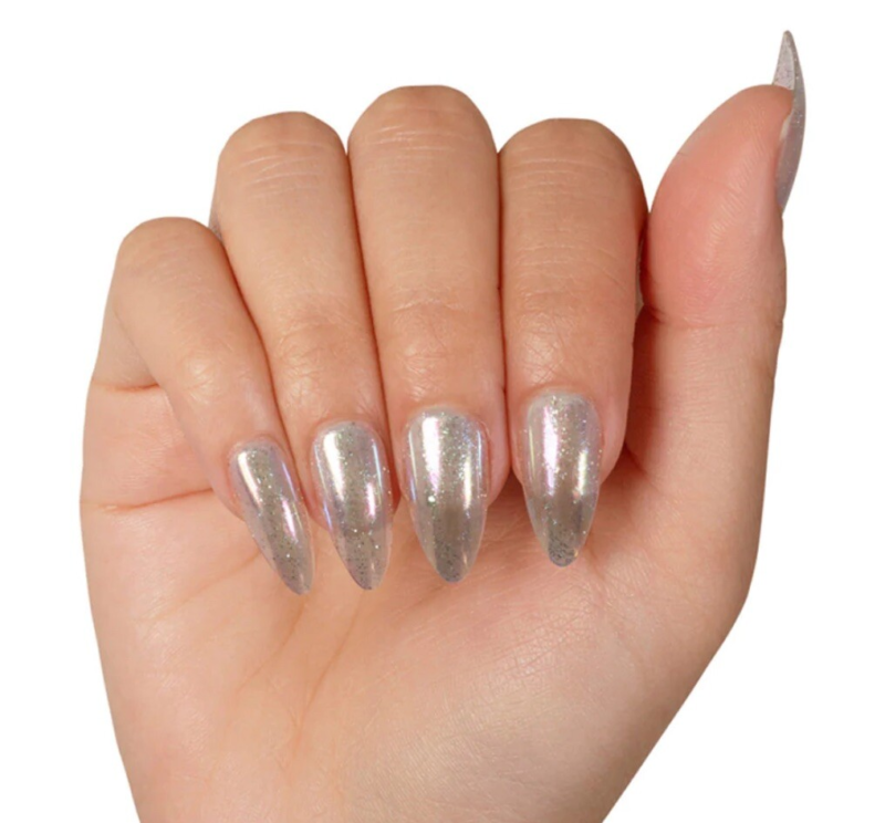 Glamnetic Reusable Press On Nails Medium Pointed Almond - Stardust