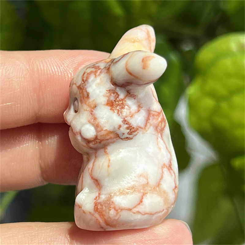 1.5" Natural quartz carved Pikachu skull Quartz crystal skull reiki healing