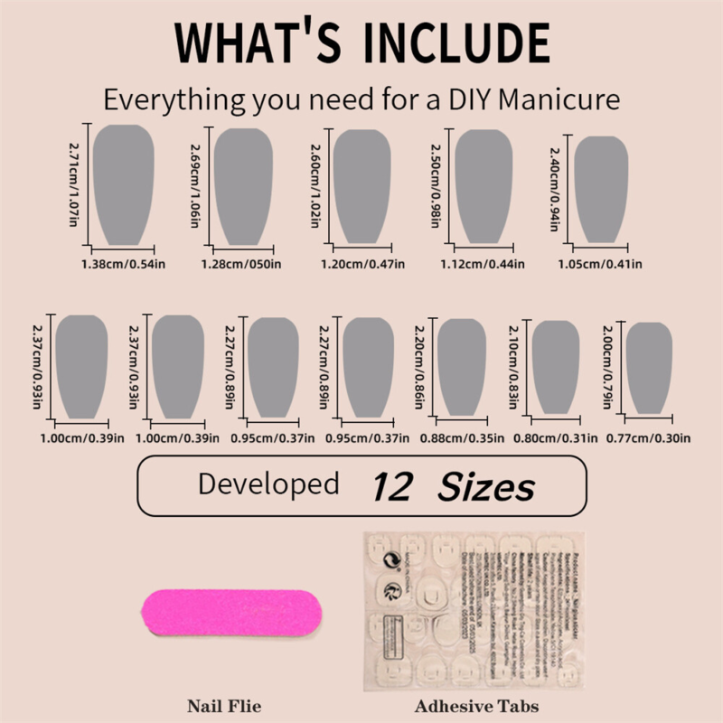 Ice Through Cat Eye Fake Nail Short Almond Press on Nails for Nail Art 24pcs