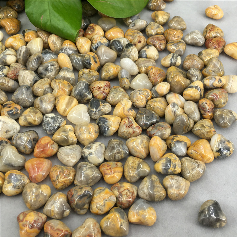 5pcs Natural Crazy agate mini heart Carved quartz crystal skull reiki healing G3