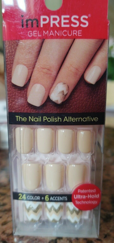 Kiss imPRESS Press-On Manicure One Step False Nails + Accents U PICK COLOR New!!