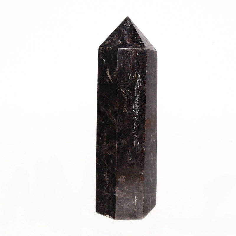 780g Natural Fireworks Stone Obelisk Quartz Tower Crystal Wand Point Healing