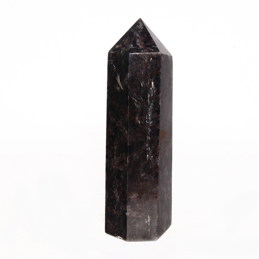 780g Natural Fireworks Stone Obelisk Quartz Tower Crystal Wand Point Healing