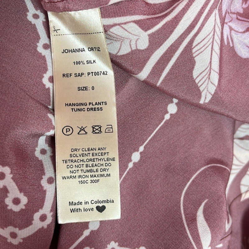 NWT JOHANNA ORTIZ Silk Hanging Garden Floral Printed Kimono Maxi Dress Sz 0