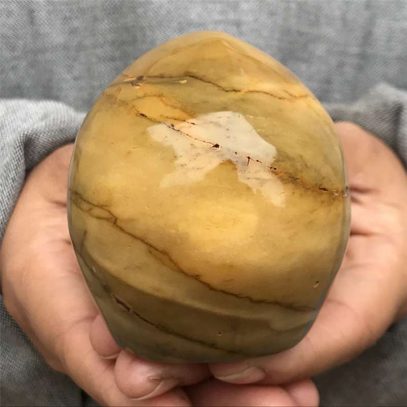 0.41kg Natural Mookite Jasper skull carved Quartz Crystal skull Healing