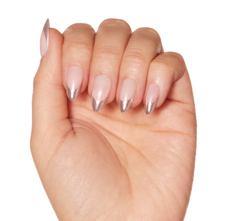 Glamnetic Reusable Press On Nails Short Almond - Mirror Mirror