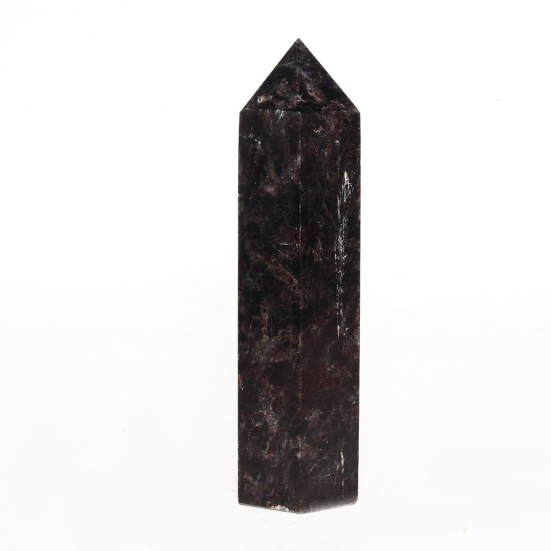 780g Natural Fireworks Stone Obelisk Quartz Tower Crystal Wand Point Healing