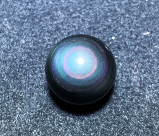25mm Natural Color Obsidian Crystal Ball Repair