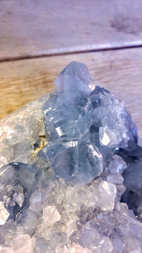 Celestite Celestine Druse Cluster - Heart Crystals - 2500 g