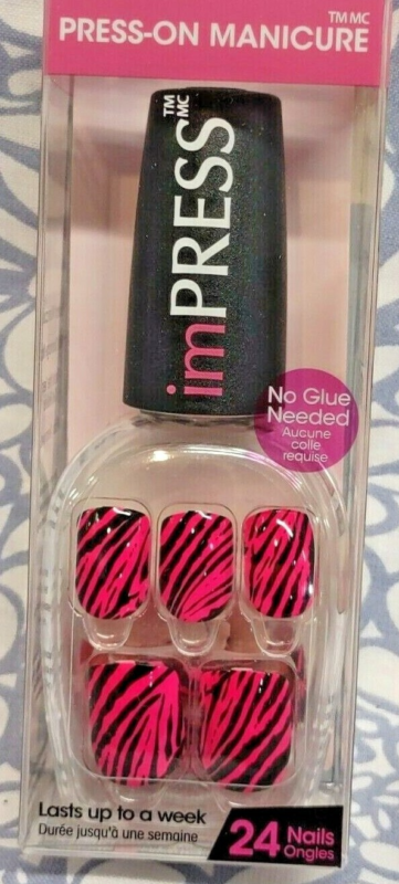 Kiss imPRESS Press-On Manicure One Step False Nails + Accents U PICK COLOR New!!