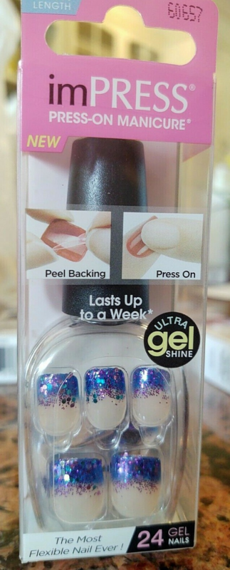 Kiss imPRESS Press-On Manicure One Step False Nails + Accents U PICK COLOR New!!