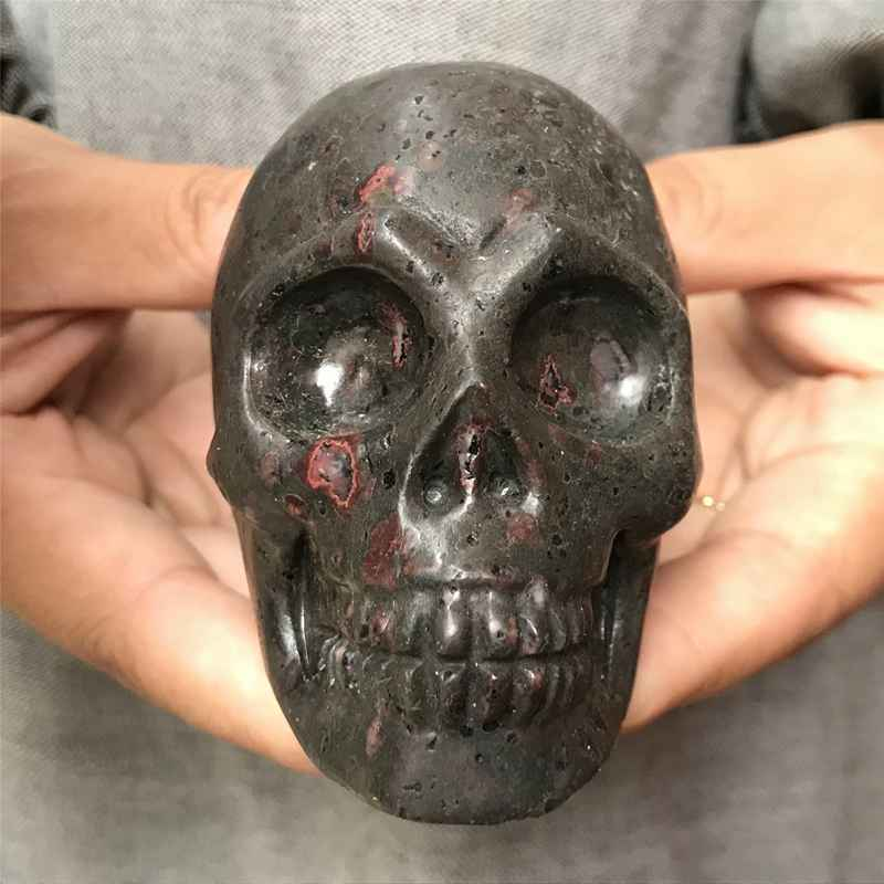 0.33Kg Natural unknown quartz skull carved Quartz Crystal skull Healing
