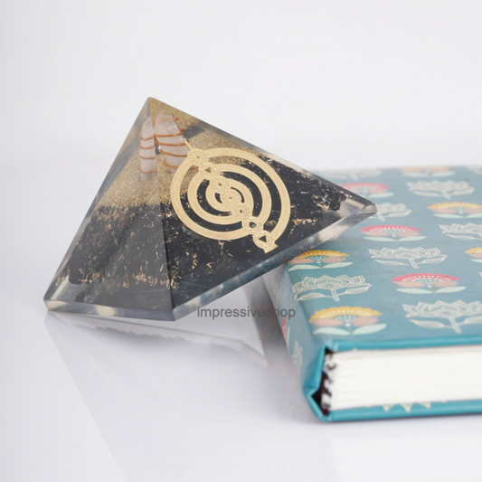 XL Tourmaline Orgone Pyramid Orgone Crystal Healing Free Shipping